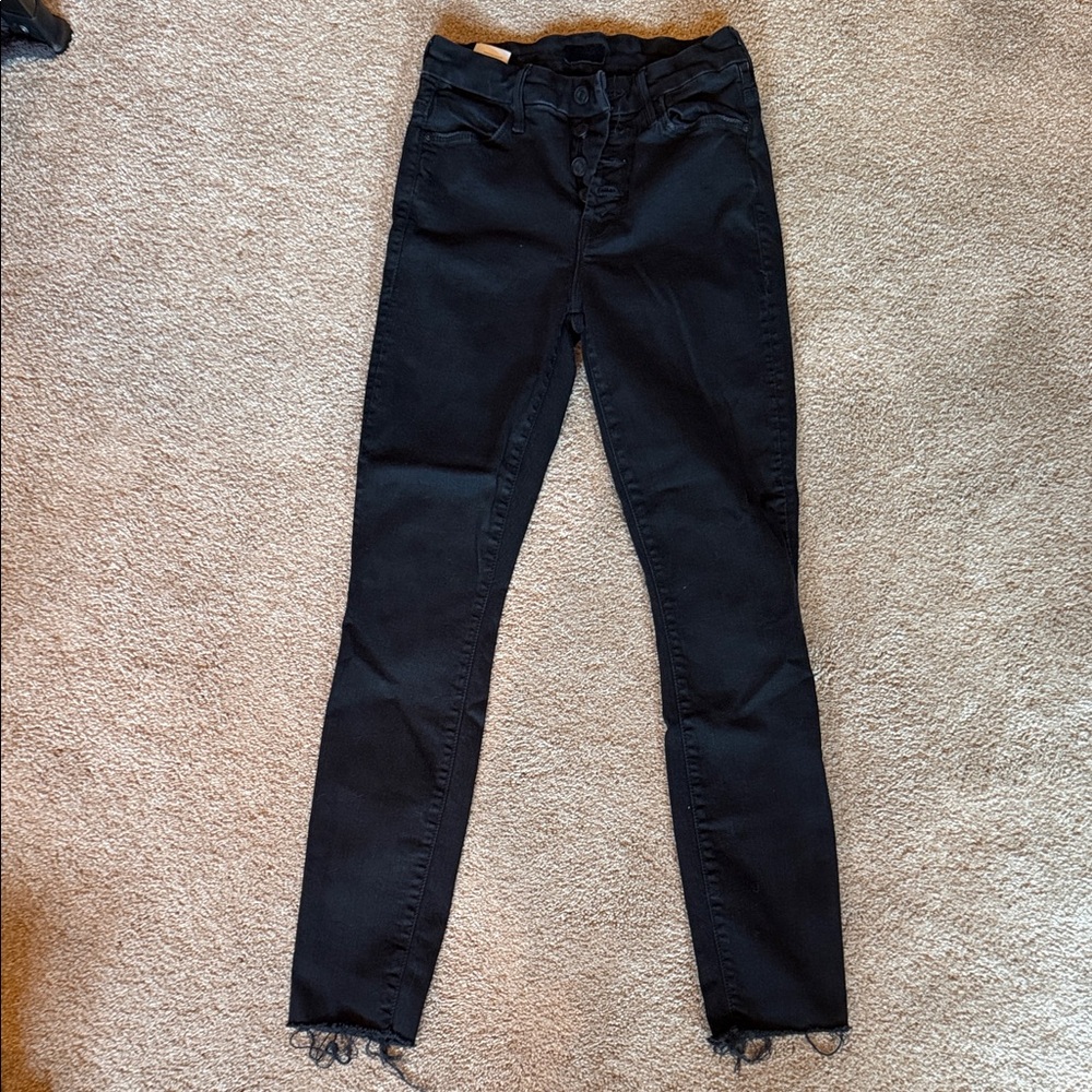 MOTHER Black Skinny Jeans for Women